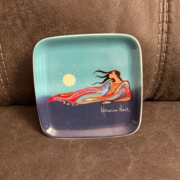 Mother Earth Trinket Tray By Maxine Noel 12cm Porcelain Oscardo Design Canada - Picture 4 of 4